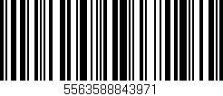 Código de barras (EAN, GTIN, SKU, ISBN): '5563588843971'