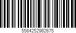 Código de barras (EAN, GTIN, SKU, ISBN): '5564252982675'