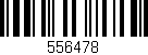 Código de barras (EAN, GTIN, SKU, ISBN): '556478'