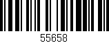 Código de barras (EAN, GTIN, SKU, ISBN): '55658'