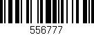 Código de barras (EAN, GTIN, SKU, ISBN): '556777'