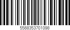 Código de barras (EAN, GTIN, SKU, ISBN): '5568353701098'