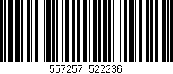 Código de barras (EAN, GTIN, SKU, ISBN): '5572571522236'