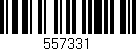 Código de barras (EAN, GTIN, SKU, ISBN): '557331'