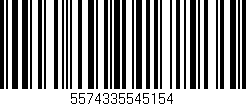 Código de barras (EAN, GTIN, SKU, ISBN): '5574335545154'