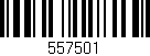 Código de barras (EAN, GTIN, SKU, ISBN): '557501'
