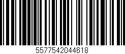 Código de barras (EAN, GTIN, SKU, ISBN): '5577542044618'