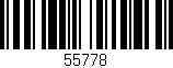 Código de barras (EAN, GTIN, SKU, ISBN): '55778'