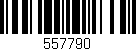 Código de barras (EAN, GTIN, SKU, ISBN): '557790'