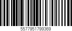 Código de barras (EAN, GTIN, SKU, ISBN): '5577951799369'