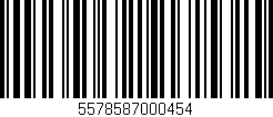 Código de barras (EAN, GTIN, SKU, ISBN): '5578587000454'