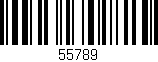 Código de barras (EAN, GTIN, SKU, ISBN): '55789'