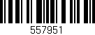 Código de barras (EAN, GTIN, SKU, ISBN): '557951'