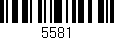 Código de barras (EAN, GTIN, SKU, ISBN): '5581'
