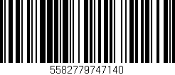 Código de barras (EAN, GTIN, SKU, ISBN): '5582779747140'