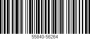 Código de barras (EAN, GTIN, SKU, ISBN): '55840-56264'