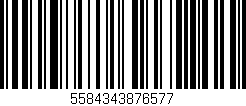Código de barras (EAN, GTIN, SKU, ISBN): '5584343876577'
