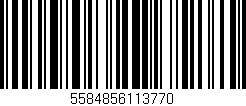 Código de barras (EAN, GTIN, SKU, ISBN): '5584856113770'