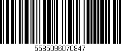 Código de barras (EAN, GTIN, SKU, ISBN): '5585096070847'