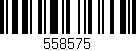 Código de barras (EAN, GTIN, SKU, ISBN): '558575'