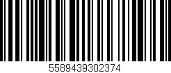 Código de barras (EAN, GTIN, SKU, ISBN): '5589439302374'