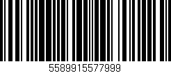 Código de barras (EAN, GTIN, SKU, ISBN): '5589915577999'