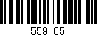 Código de barras (EAN, GTIN, SKU, ISBN): '559105'