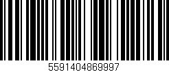 Código de barras (EAN, GTIN, SKU, ISBN): '5591404869997'