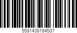 Código de barras (EAN, GTIN, SKU, ISBN): '5591439194507'