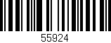 Código de barras (EAN, GTIN, SKU, ISBN): '55924'