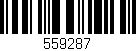 Código de barras (EAN, GTIN, SKU, ISBN): '559287'