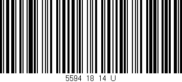 Código de barras (EAN, GTIN, SKU, ISBN): '5594_18_14_U'