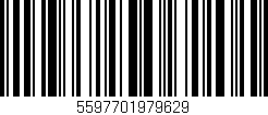 Código de barras (EAN, GTIN, SKU, ISBN): '5597701979629'