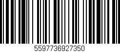 Código de barras (EAN, GTIN, SKU, ISBN): '5597736927350'