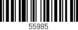 Código de barras (EAN, GTIN, SKU, ISBN): '55985'
