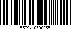 Código de barras (EAN, GTIN, SKU, ISBN): '5599410598955'
