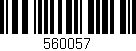 Código de barras (EAN, GTIN, SKU, ISBN): '560057'