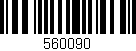 Código de barras (EAN, GTIN, SKU, ISBN): '560090'