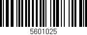 Código de barras (EAN, GTIN, SKU, ISBN): '5601025'
