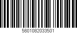 Código de barras (EAN, GTIN, SKU, ISBN): '5601082033501'