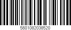 Código de barras (EAN, GTIN, SKU, ISBN): '5601082038520'