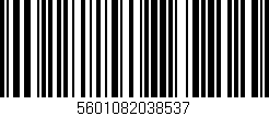 Código de barras (EAN, GTIN, SKU, ISBN): '5601082038537'