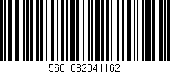 Código de barras (EAN, GTIN, SKU, ISBN): '5601082041162'