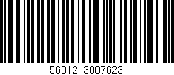 Código de barras (EAN, GTIN, SKU, ISBN): '5601213007623'