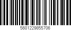 Código de barras (EAN, GTIN, SKU, ISBN): '5601229855706'