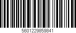 Código de barras (EAN, GTIN, SKU, ISBN): '5601229859841'