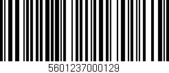 Código de barras (EAN, GTIN, SKU, ISBN): '5601237000129'