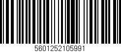 Código de barras (EAN, GTIN, SKU, ISBN): '5601252105991'