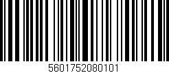 Código de barras (EAN, GTIN, SKU, ISBN): '5601752080101'
