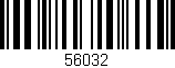 Código de barras (EAN, GTIN, SKU, ISBN): '56032'
